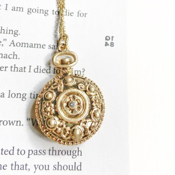 Alquimia Jewelry - CHUNKY BOHO VICTORIAN PENDANT NECKLACE